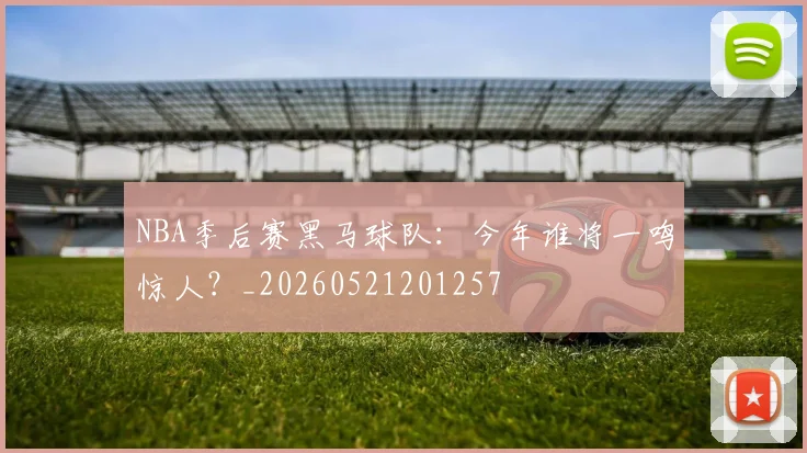 NBA季后赛黑马球队:今年谁将一鸣惊人?_20260521201257